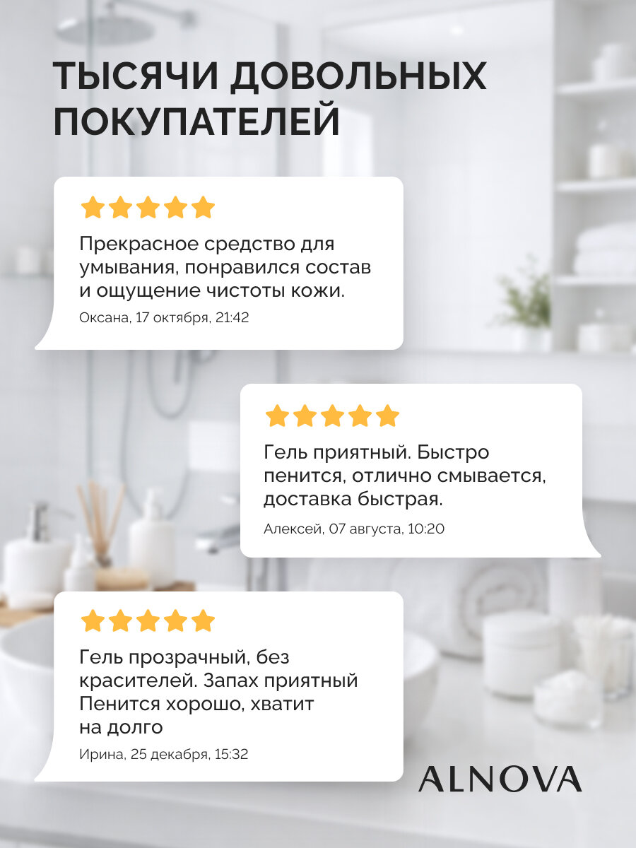 Гель для умывания ALNOVA — фото 9